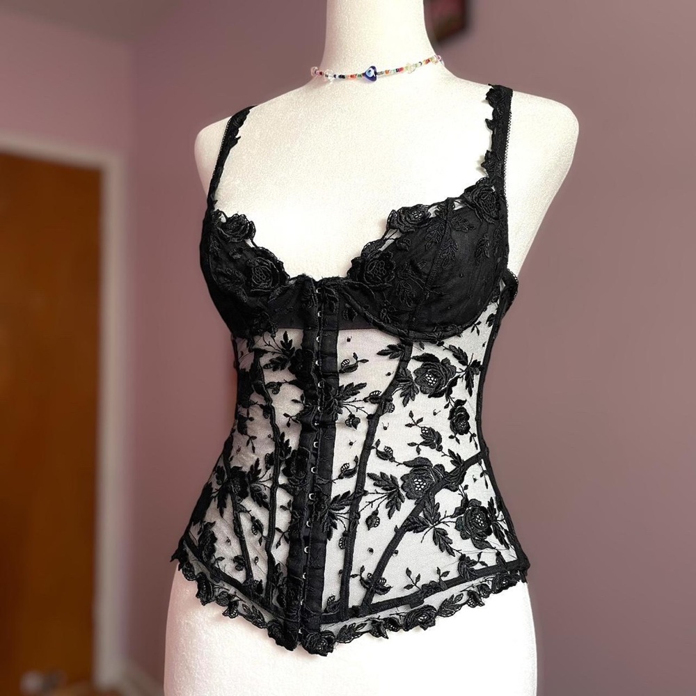La Perla Black Lace Corset